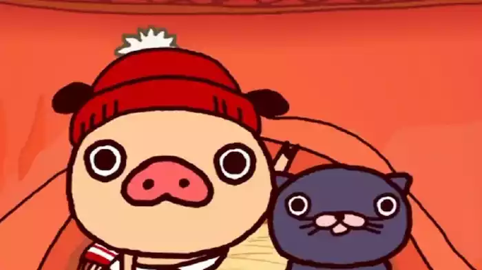 「ぶたはまるくなってこたつパンツ」