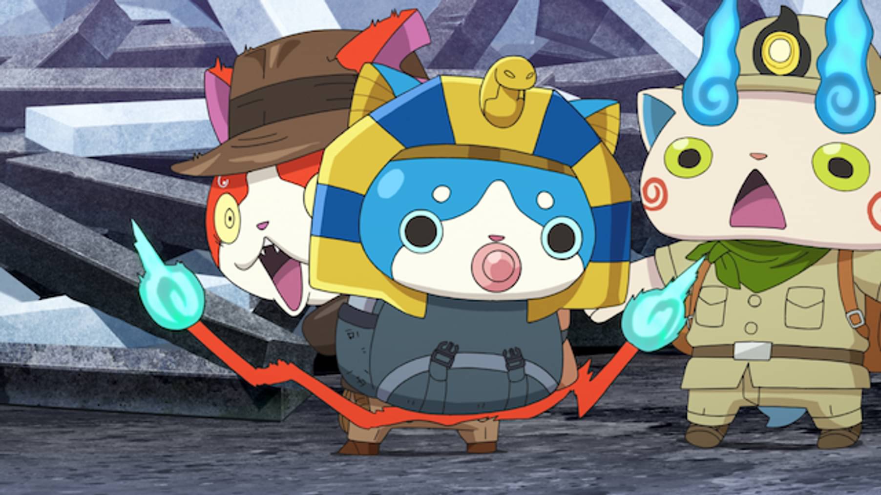 妖怪ウォッチ 第186話 妖怪ガランドゥ オロチ ｖｓ メカオロチ バスターズトレジャー編 ８ ネコ２世とピアノの旋律 ラストブシニャンのジャポンの歩き方 忍者 アニメ 14 の動画視聴 U Next 31日間無料トライアル