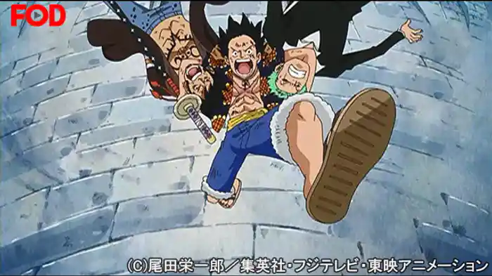 敵陣突破 ルフィ・ゾロ反撃開始