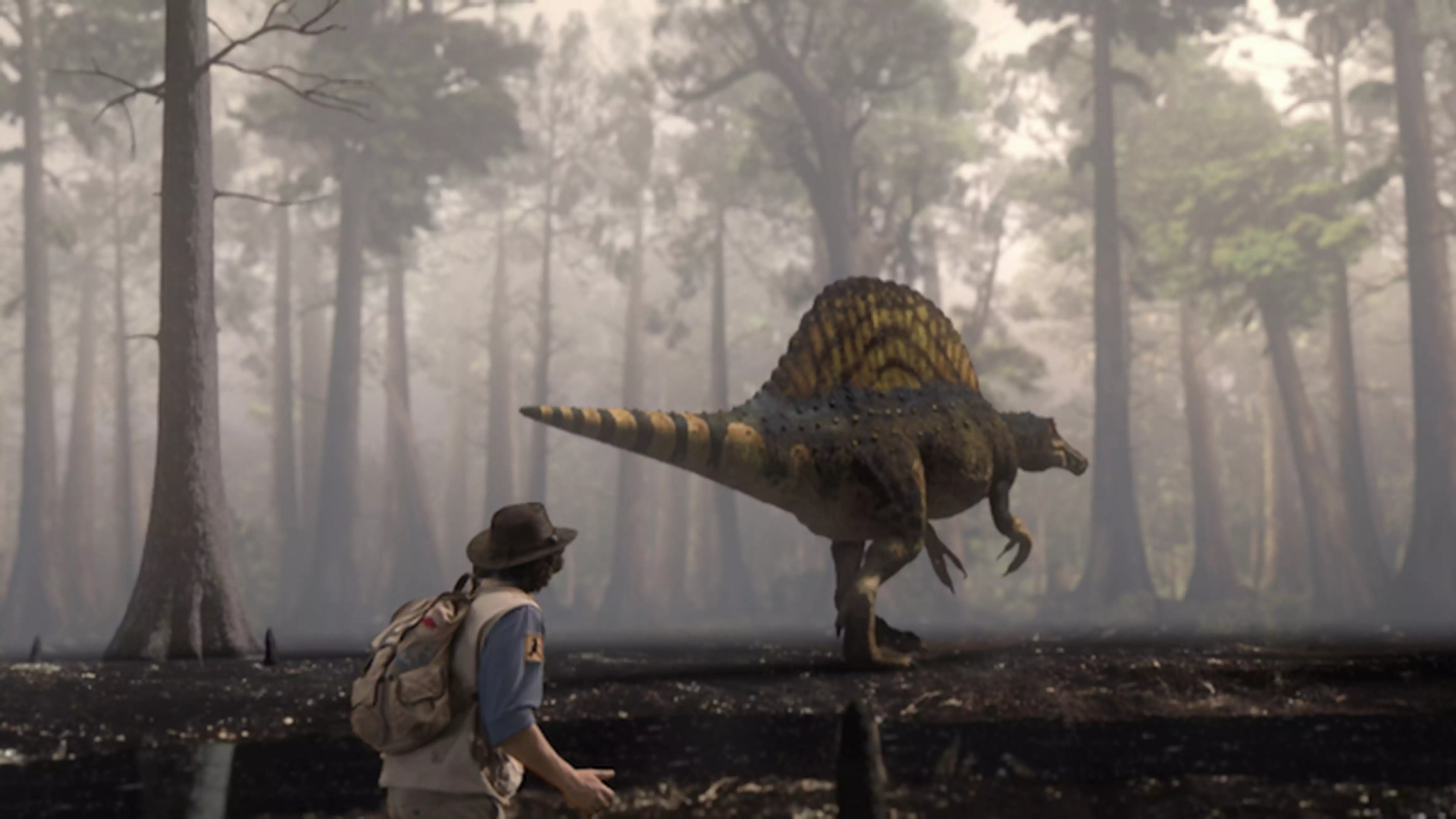 1億年前　スピノサウルスと3Dスキャン