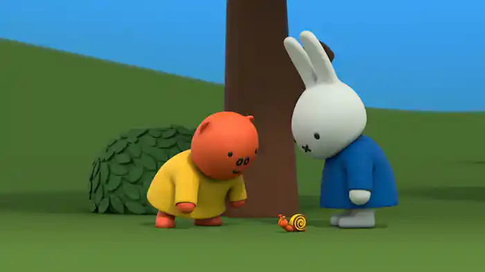 ミッフィーとかたつむり