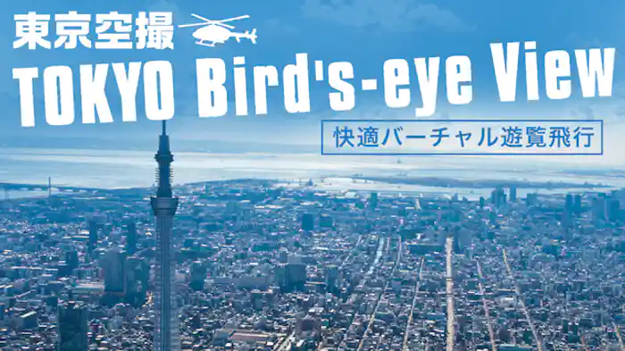 東京空撮 快適バーチャル遊覧飛行