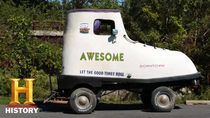 70年代のローラースケート型カー