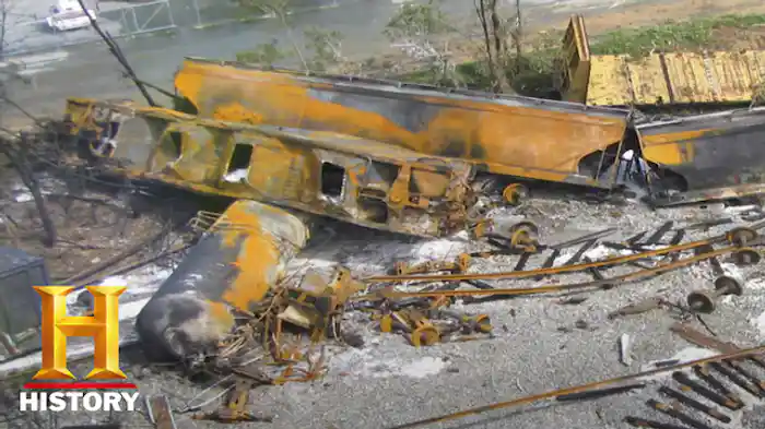 野外ライブ会場の崩壊