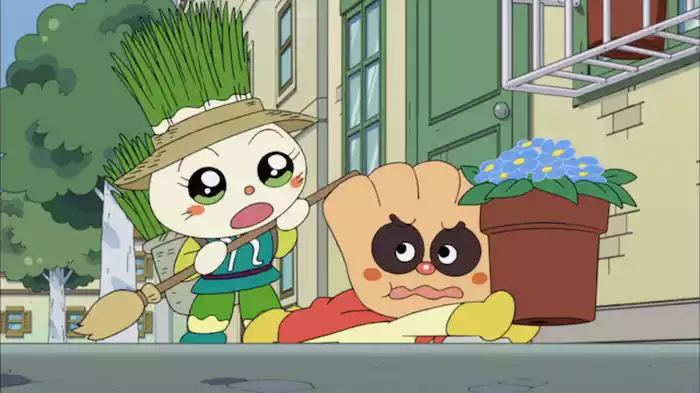 クリームパンダとコネギくん