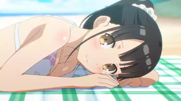 「花坂結衣ははしゃいでる」
