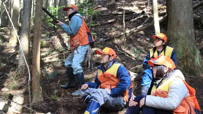 鹿を狩りに行く