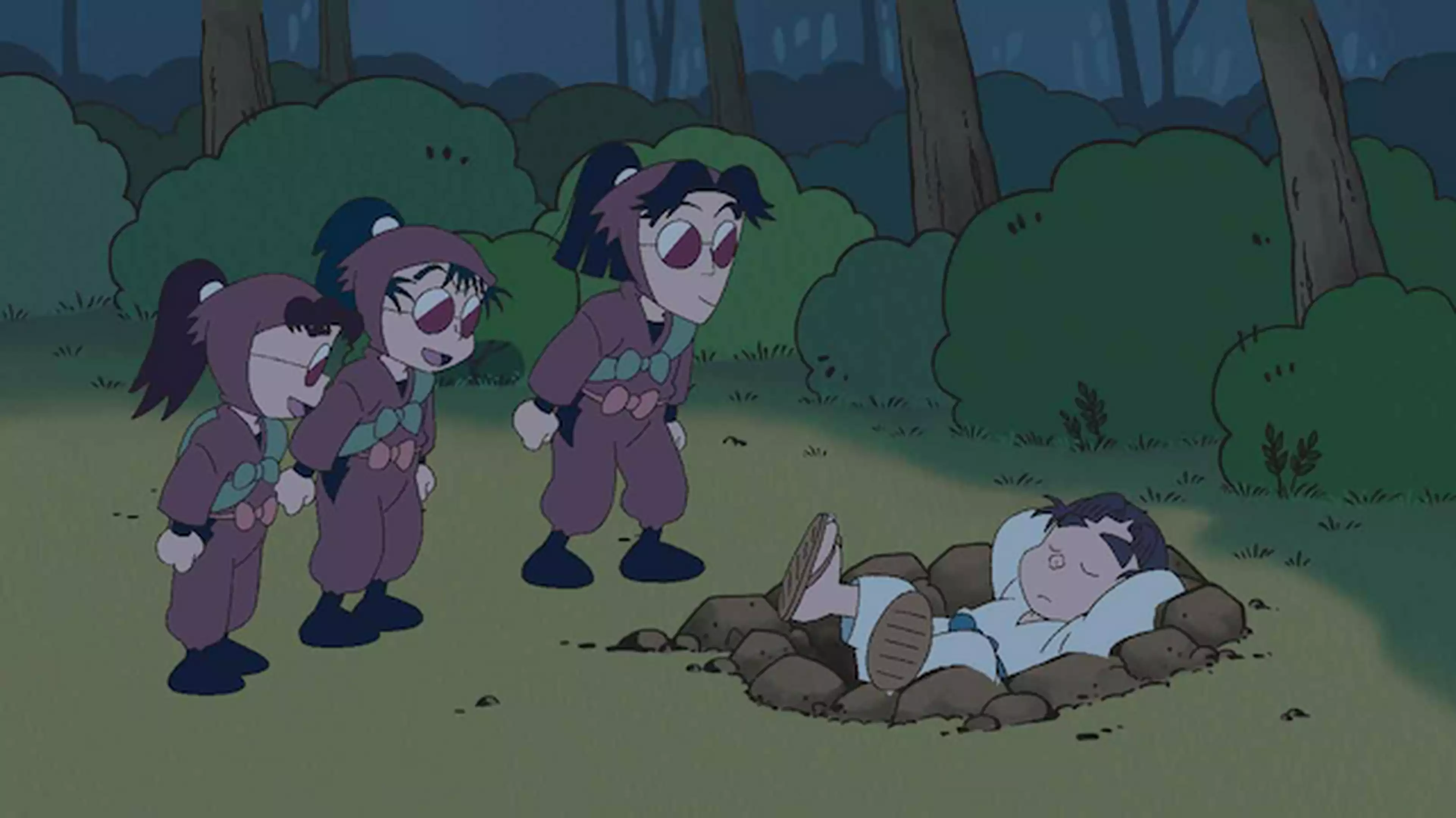 忍たま乱太郎 第16シリーズ 第14話 どこで寝るのの段 アニメ 1993