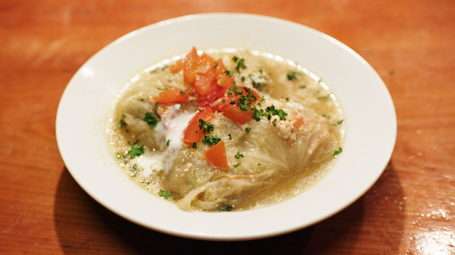 #3 銀座のBarのロールキャベツ定食