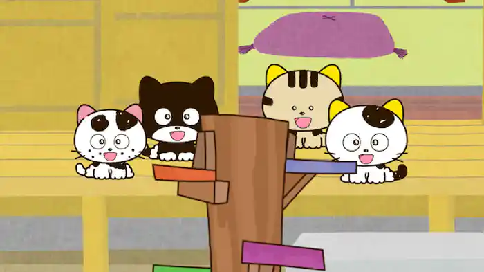 猫タワーで遊ぼう!