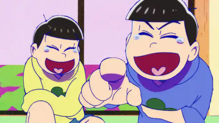 「骨折したおそ松」