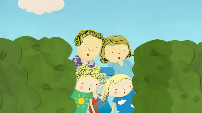 ヒツジとかくれんぼ