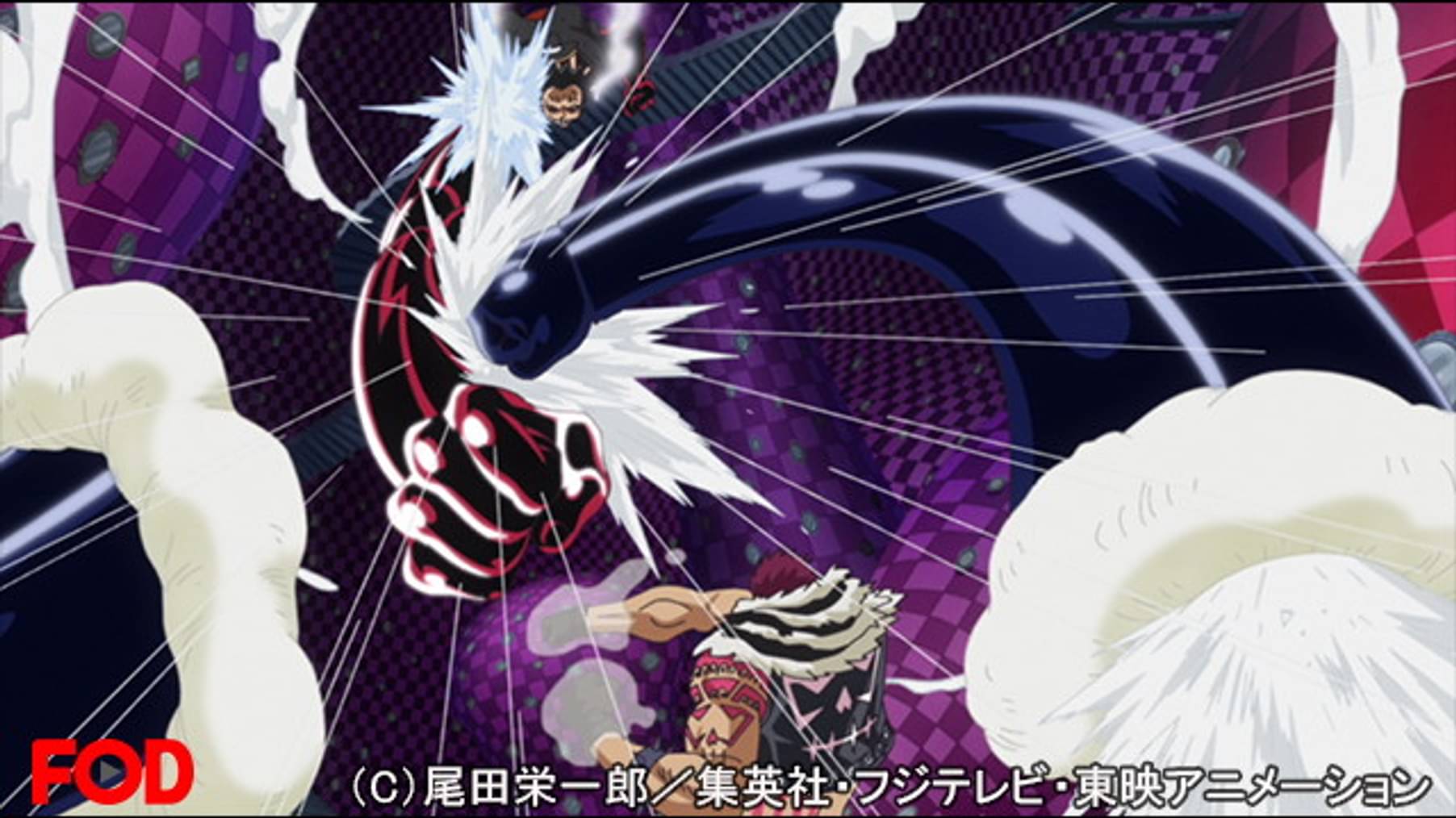 ワンピース ホールケーキアイランド編 ６ 858 危機再び ギア4vs無双ドーナツ アニメ 18 の動画視聴 U Next 31日間無料トライアル