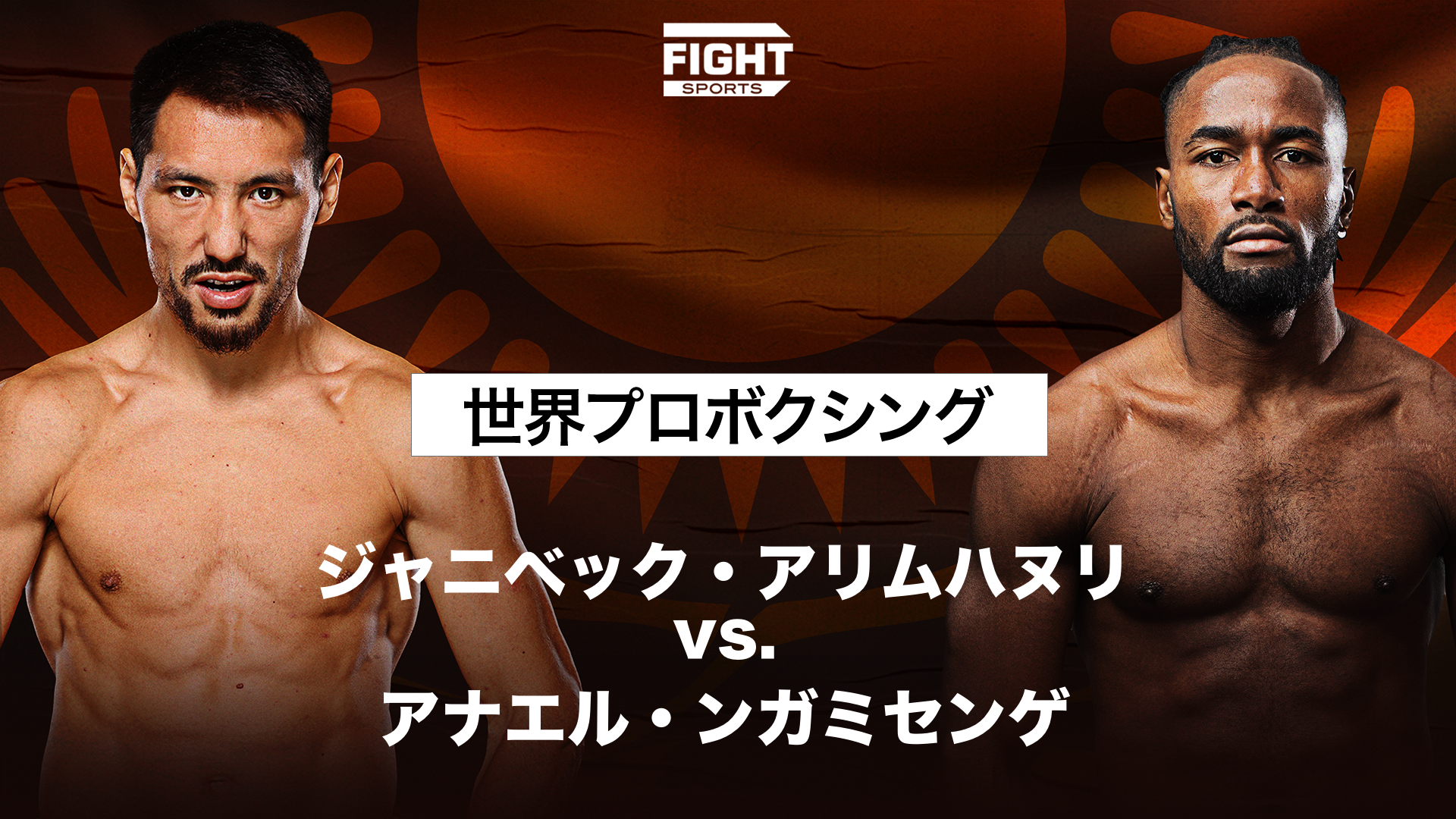 世界プロボクシンング：ジャニベック・アリムハヌリ vs. アナエル・ンガミセンゲのサムネイル画像