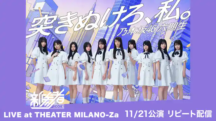 乃木坂46 六期生「新参者 二〇二五 LIVE at THEATER MILANO-Za」の検索