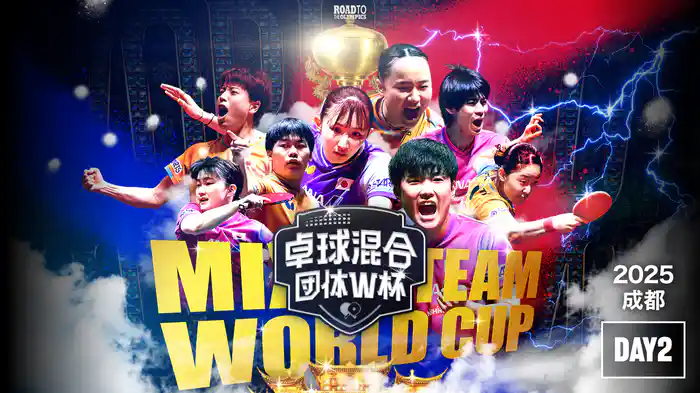 卓球 ITTF 混合団体W杯 2025 成都 DAY2