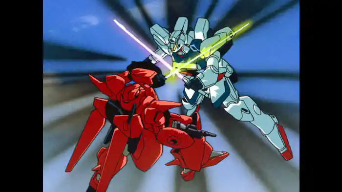 白いモビルスーツ