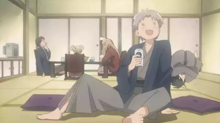 ・・・・・・うん・・・・・・・・・ただいま・・・・・・