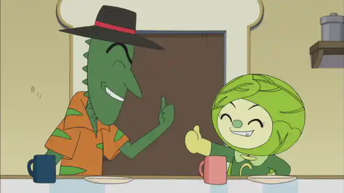 ニガウリマンとキャベツマン