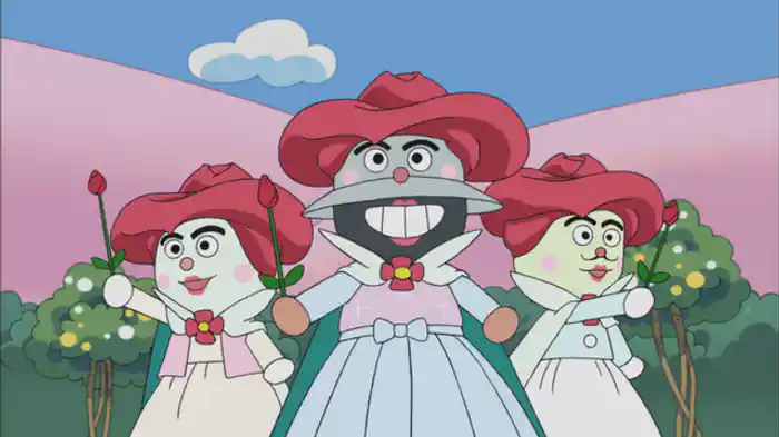 どんぶりまんトリオとフラワー姫