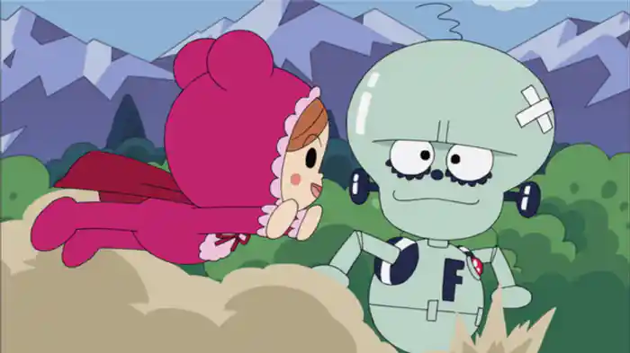 あかちゃんまんとフランケンロボくん