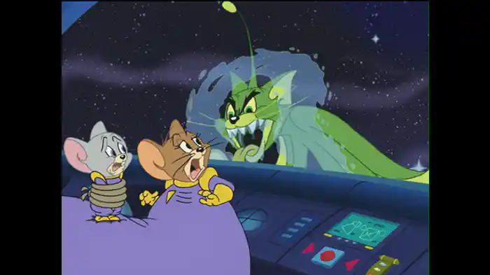 対決!巨大ジェリーとエイリアン・トム/エイリアン流ケーキづくり/宇宙レースで賞金をねらえ!