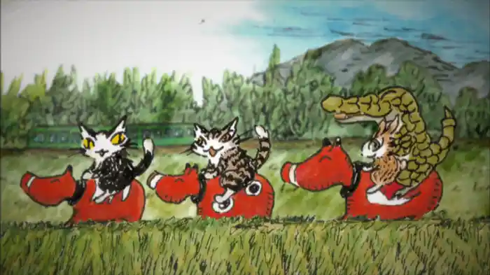 赤ベコに乗って東北の祭りへ