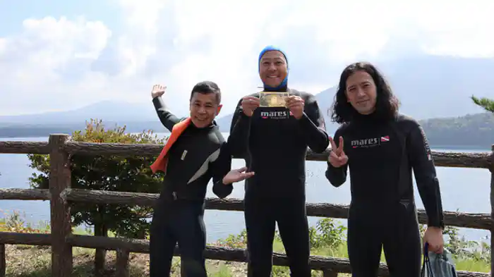 「山梨湖・淡水ダイビング＆BBQの旅」
