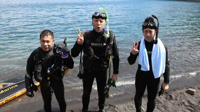 「山梨県・淡水ダイビング＆BBQの旅」