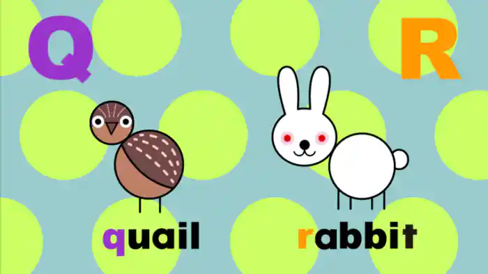 「Q」と「R」をまなぼう！