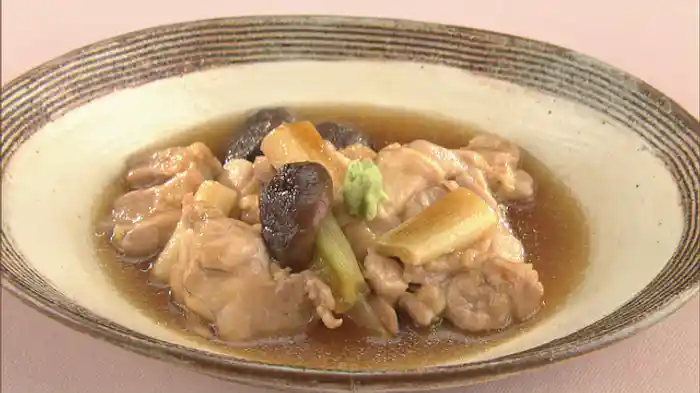 2020/8/24放送分 「鶏と焼きねぎの煮もの」