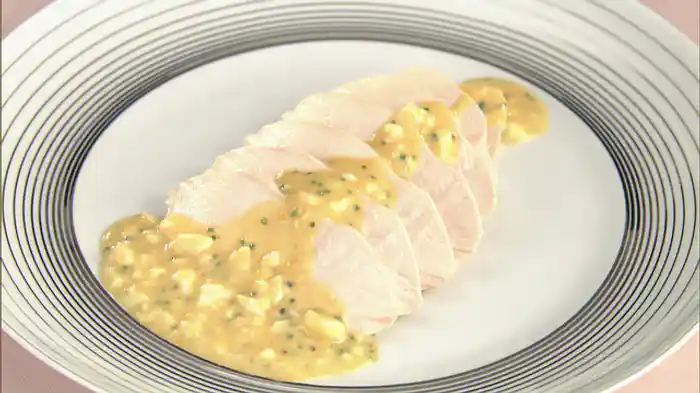 2020/8/27放送分 「ゆで鶏のエッグ・ドレッシング」