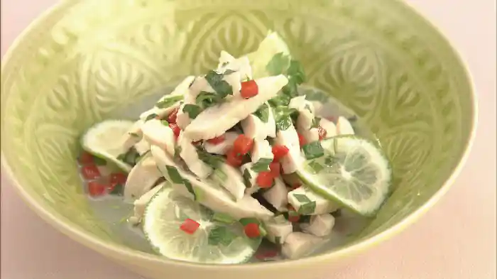 2020/8/28放送分 「ささみとライムのさっぱり和え」