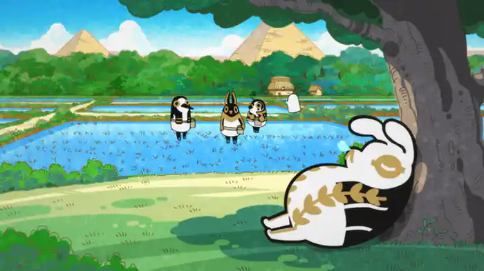 「とーとつに田んぼ」／「とーとつにブランコ」