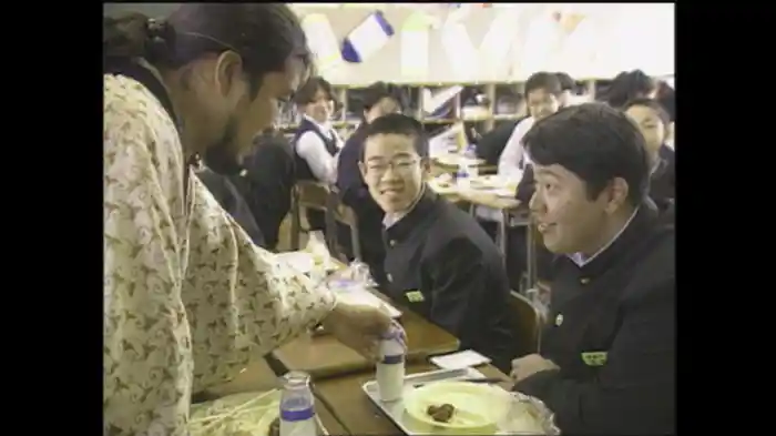 「お奉行様、明道中学で発明少年を励ます」の巻