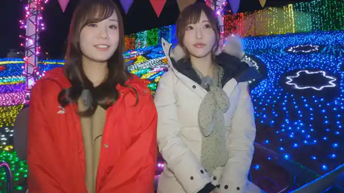 ゲスト坂道みる　東京ドイツ村でイルミーネション映え