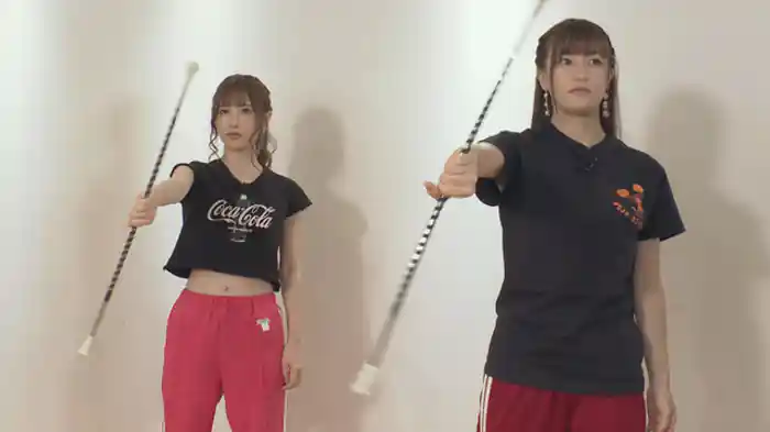 ゲスト高橋しょう子　バトントワリング体験