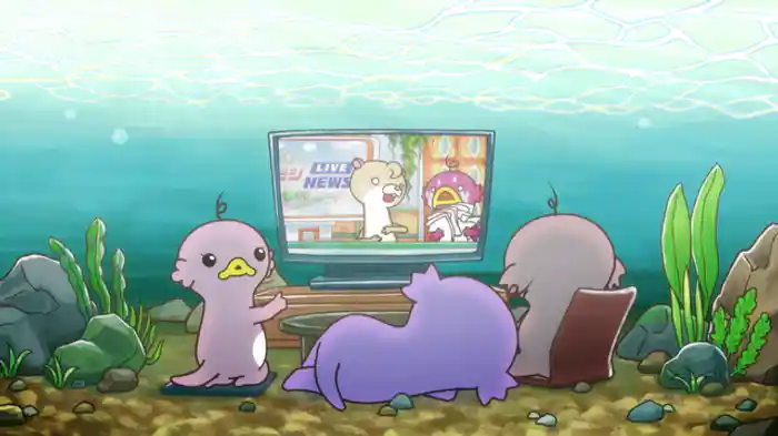 ニュース現場は　おおいそがシ〜