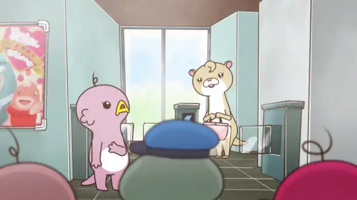 通してほシ〜！　エビコvsガードマン！