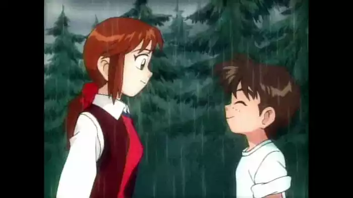 雨上がりの空に