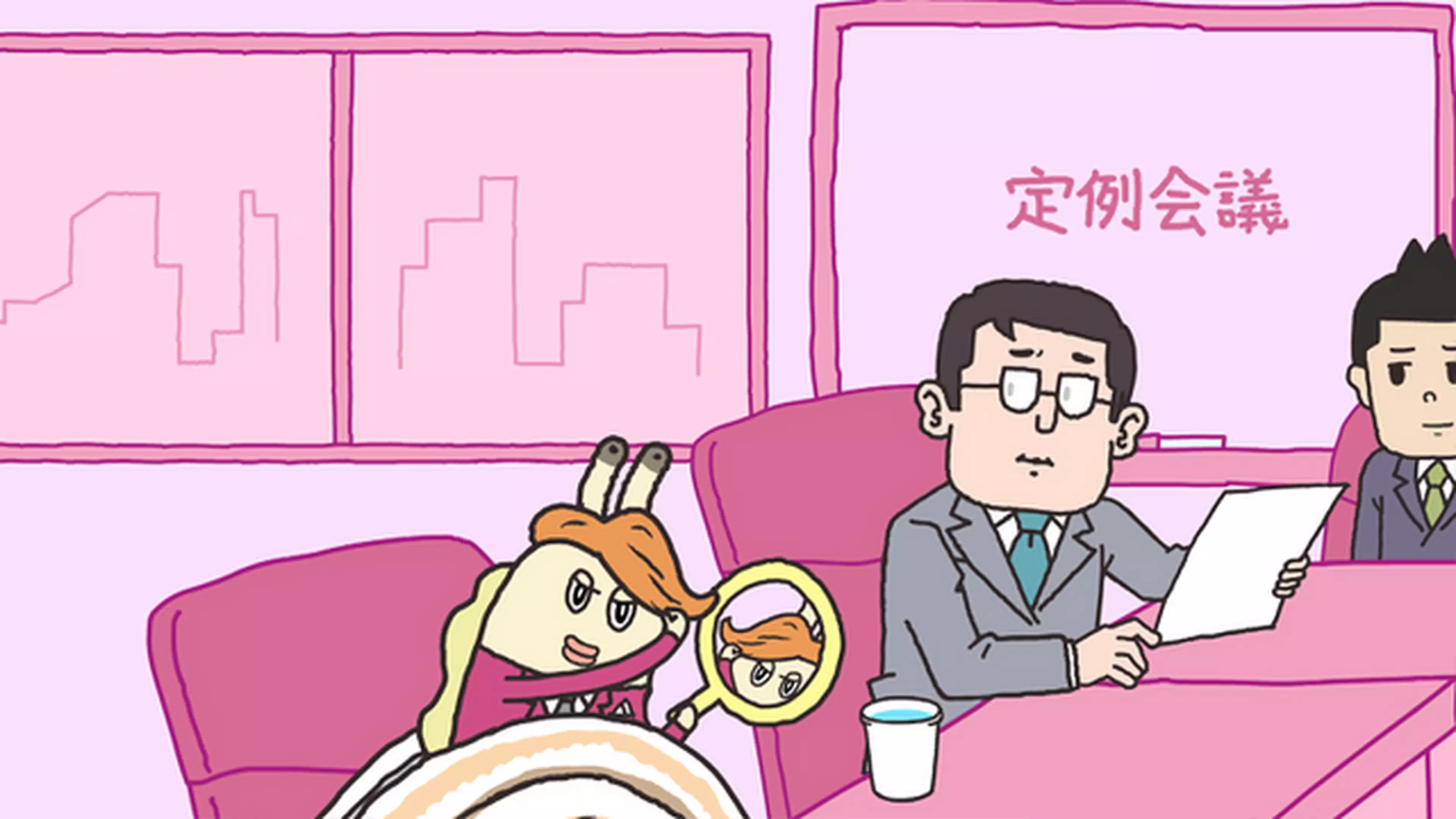 Zip 朝だよ 貝社員 第7話 カガミ貝1 カガミ アニメ 16年 の動画視聴 あらすじ U Next