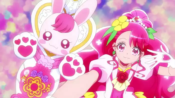 手と手でキュン！二人でプリキュア♥キュアグレース