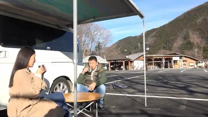 大自然に囲まれたRVパーク旅「道の駅 こすげ」（山梨県）