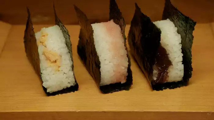 群馬県高崎市のおむすびと鮎の塩焼き