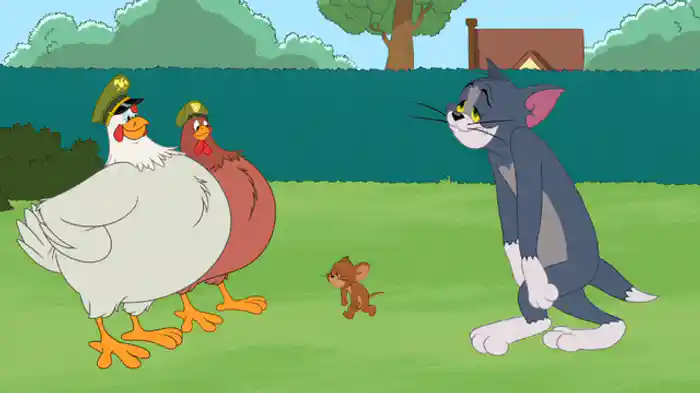 笑いのミステリー/トム vs 透明ネコ/ジェリー、ヒナの親になる