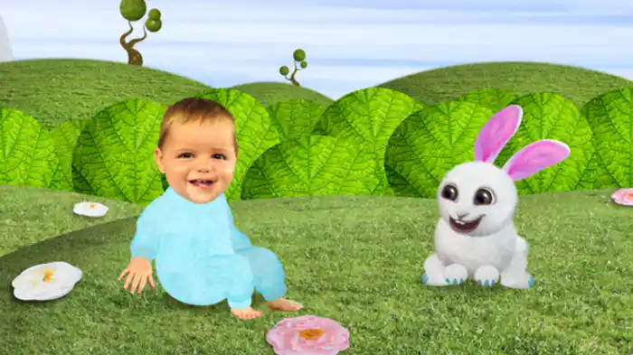 ぴょんぴょんはねる