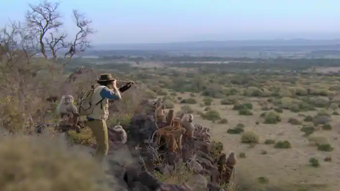 エチオピアオオカミの家族写真