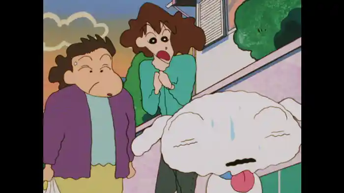 シロの散歩は大変だゾ