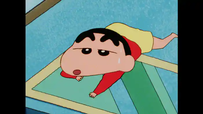 オラの足がこわれたゾ