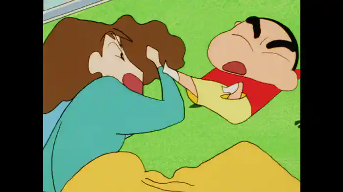 お昼寝するのも大変だゾ